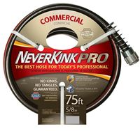 Neverkink PRO Commercial Duty 8845-75 Water Hose, 5/8 in, 75 ft L, Threaded 