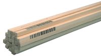 MIDWEST PRODUCTS 4044 Wood Strip, 24 in L Nominal, 1/8 in W Nominal, 1/8 in Thick Nominal 48 Pack 