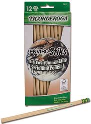 Ticonderoga 96212 Pencil, Natural Wood Barrel 