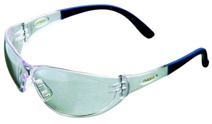 MSA 10041748 Contoured Safety Glasses, Clear Lens 