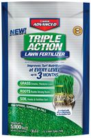BioAdvanced Triple Action 709860F Lawn Fertilizer Plus, Granular, 12 lb Bag 