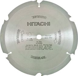 Metabo HPT 18108M Circular Saw Blade, 10 in Dia, 5/8 in Arbor, 6-Teeth, Applicable Materials: Fiber Cement 