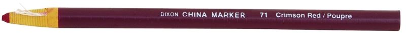 Dixon by Toconderoga 00071 China Marker, Red 12 Pack 