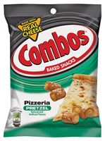 Combos MMM42006 Pizzeria Snacks, Pizza Flavor, 6.3 oz Bag, Pack of 12 