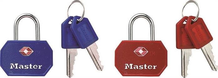 Master Lock 4681tblk/4681tblr  Padlock Pk2 