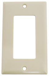 Eaton 2151V-BOX Wallplate, 4-1/2 in L, 2-3/4 in W, 1-Gang, Thermoset, Ivory, High-Gloss 