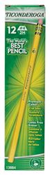 Dixon Ticonderoga 13884 #4 Ex-hard Yellow Pencil 6 Pack 