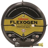 Gilmour 834251-1001 Flexogen Garden Hose, 3/4 in, 25 ft L, Metal/Rubber, Green 