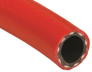 UDP T18025001/RAIE Contractor Grade Air Hose, 1/4 in ID, 200 ft L, PVC/Polyester, Red 