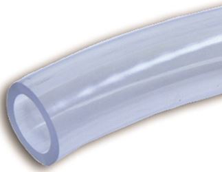 UDP T10005011 Tubing, 1/2 in, PVC, Clear, 75 ft L 