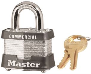 Master Lock 3ka3212 Stl 4pin Padlock 1-1/2 