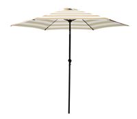 Seasonal Trends UM90BKOBD04/WT Umbrella, 8.2 ft H, 8.9 ft W Canopy, 8.9 ft L Canopy, Round Canopy, Steel Frame 
