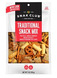 Snak Club CSU29469 Traditional Snack Mix, 6.75 oz, Pack of 6 