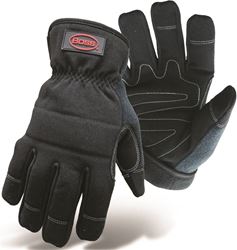 Boss 5207M Utility Gloves, M, Wing Thumb, Fleece, Black 