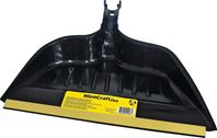 MintCraft 2033 Snap-On Dust pan, 14 in W, Rubber Edge, For Use With Broom 