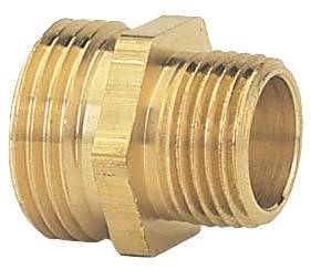 Gilmour 7MH5MP Hose Connector, 3/4 in MNH x 1/2 in MNPT, Brass 