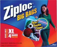 Sc Johnson 71595/65644 Ziploc Big Bag Xl 4 Pack 