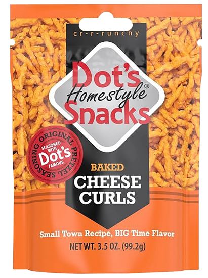 Dot's Homestyle Pretzels 6003 Curl Pretzel, Cheese Flavor, 3.5 oz  10 Pack