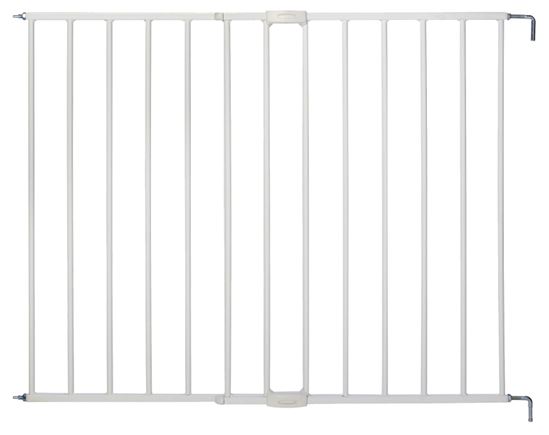 North States 5150 Swing and Lock Gate, Metal, White, 30 in H Dimensions, Latch Lock