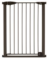Toddleroo by North States 5323 Child Safety Gate, Metal, Gray, Matte Bronze, 36 in H Dimensions, Triple-Lock, Self Lock