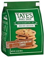 Tates Bake Shop 1002009 Cookies, Chocolate Chip, 3.5 oz, Pack of 12 