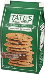 Tates Bake Shop 1001002 Chocolate Chip Cookie, Vanilla, 7 oz, Bag, Pack of 6 