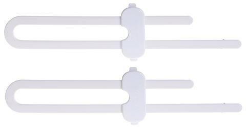Dreambaby L1409 Slide Lock, Plastic, White