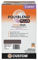 CUSTOM Polyblend Plus PBGP6477-4 Sanded Grout, Solid Powder, Characteristic, Brown Velvet, 7 lb Box