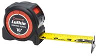 Crescent Lufkin Control Series L1016C Tape Measure, 16 ft L Blade, 1-3/16 in W Blade