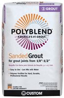 Custom Polyblend PBG11525 Sanded Grout, Platinum, 25 lb Bag 