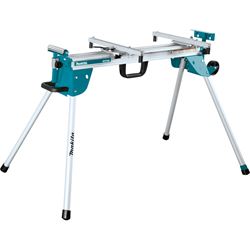 Makita WST06 FG Miter Saw Stand, 500 lb, 29-1/2 in W Stand, 45-1/2 in D Stand, 33-1/2 in H Stand, Aluminum, Teal