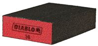 Diablo DFBBLOCCRS03G Sanding Sponge, 4 in L, 2-1/2 in W, 36 Grit, Coarse, Aluminum Oxide Abrasive