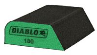 Diablo ENDURA-BOND DFBCOMBUFN01G Dual Edge Sanding Block, 4 in L, 2-1/2 in W, 180 Grit, Ultra Fine