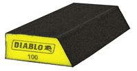 Diablo DFBANGBFIN01G Sanding Sponge, 8 in L, 3 in W, 100 Grit, Fine, Aluminum Oxide Abrasive
