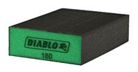 Diablo DFBLBLOSFN01G Sanding Sponge, 5 in L, 3 in W, 180 Grit, Ultra Fine, Aluminum Oxide Abrasive