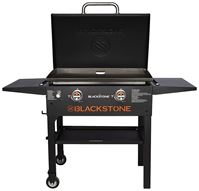 BLACKSTONE 1883 Griddle with Hood, 34,000 Btu, Propane, 2-Burner, 524 sq-in Primary Cooking Surface