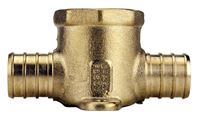 Apollo Valves APXDET34 Pipe Tee, 3/4 in, Barb x FPT x Barb, Brass, 200 psi Pressure