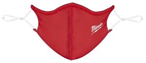 Milwaukee 48-73-4227 2-Layer Face Mask, One-Size Mask, Nylon/Polyester/Spandex Facepiece, Red, 1/PK