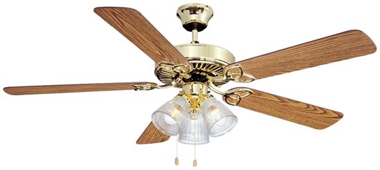 Boston Harbor Ceiling Fan Light Kit, 3-Speed, 5-Blade, 52 in Sweep - VORG9396664