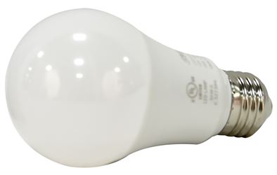 Sylvania 40204 LED Bulb, General Purpose, A19 Lamp, E26 Lamp Base, Frosted, 2700 K Color Temp, 1/CS 