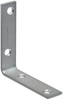 National Hardware 115BC Series N266-395 Corner Brace, 3 in L, 3/4 in W, Steel, Zinc, 0.11 Thick Material, Pack of 40 