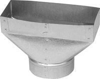 Imperial GV0682 Universal Boot, 3 in L, 10 in W, 4 in H, Steel, Galvanized 