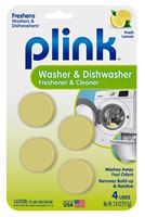 Plink PAL124T Dishwasher Freshener and Cleaner, Fresh Lemon, 2.8 oz Pack, Tablet
