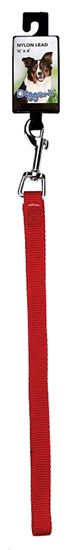 Digger's 2930001 Lead, 48 in L, 5/8 in W, Nylon Line, Red