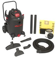 Shop-Vac 8251405 Wet/Dry Vacuum, 14 gal Vacuum, Cartridge Filter, 6.5 hp, Black Housing