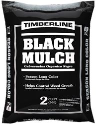 TIMBERLINE 52058058 Hardwood Mulch, 2 cu-ft Coverage Area, Black Bag