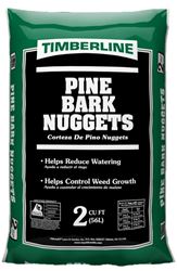 TIMBERLINE 52055472 Bark Nugget, Pine, 2 cu-ft Package, Bag 