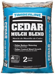 TIMBERLINE 52055477 Cedar Mulch, Brown, 2 cu-ft Bag