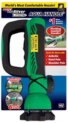 POCKET hose Silver Bullet 15600-6 Aqua Handle Nozzle, Metal/Plastic, Black/Green, Rubber