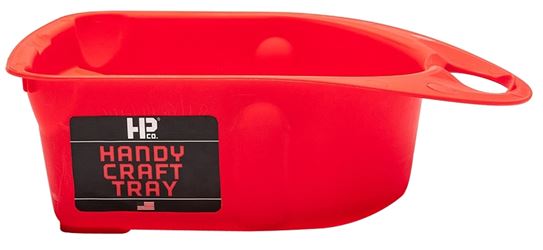 HANDy 1200-CC Craft Tray, 8 oz Capacity, Red